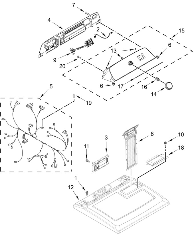 Diagram for WED4105SW2