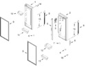 Diagram for Refrigerator Door Parts