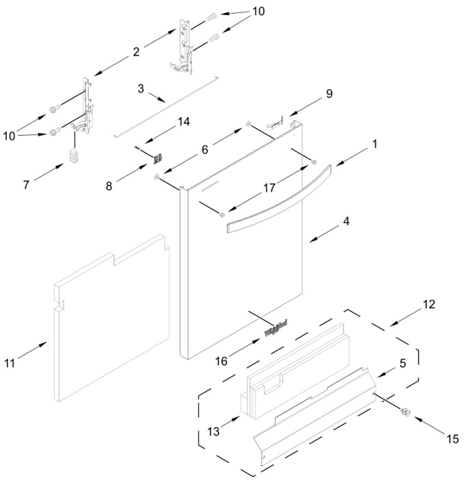 Diagram for WDT540HAMZ6