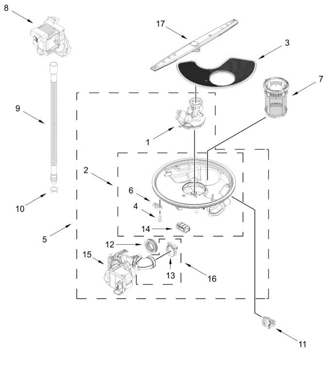 Diagram for WDT540HAMZ6