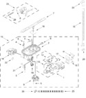 Diagram for Pump, Washarm And Motor Parts
