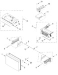 Diagram for Freezer Door Parts