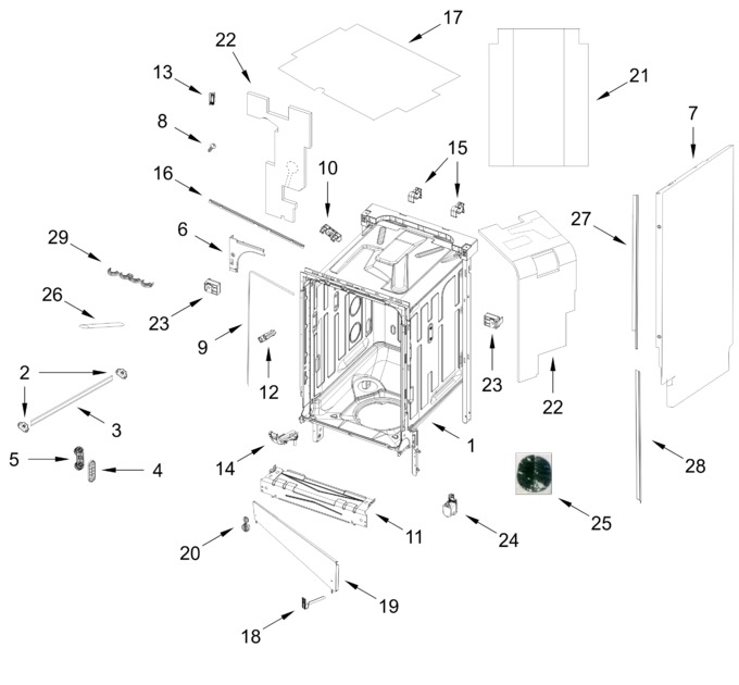 Diagram for WDFS5118SS0