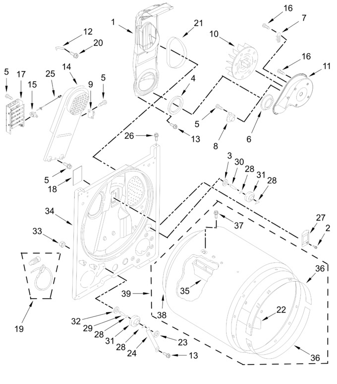 Diagram for YWED4105SW2