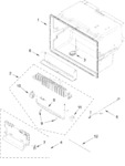 Diagram for Freezer Liner Parts