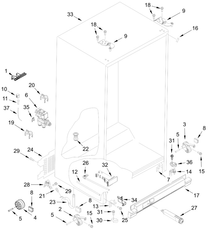 Diagram for WRS335SDHM08