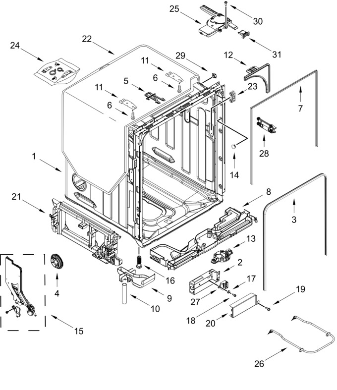 Diagram for KDTS224SPS2