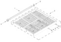 Diagram for Third Level Rack And Track Parts