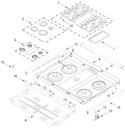 Diagram for Cooktop Parts