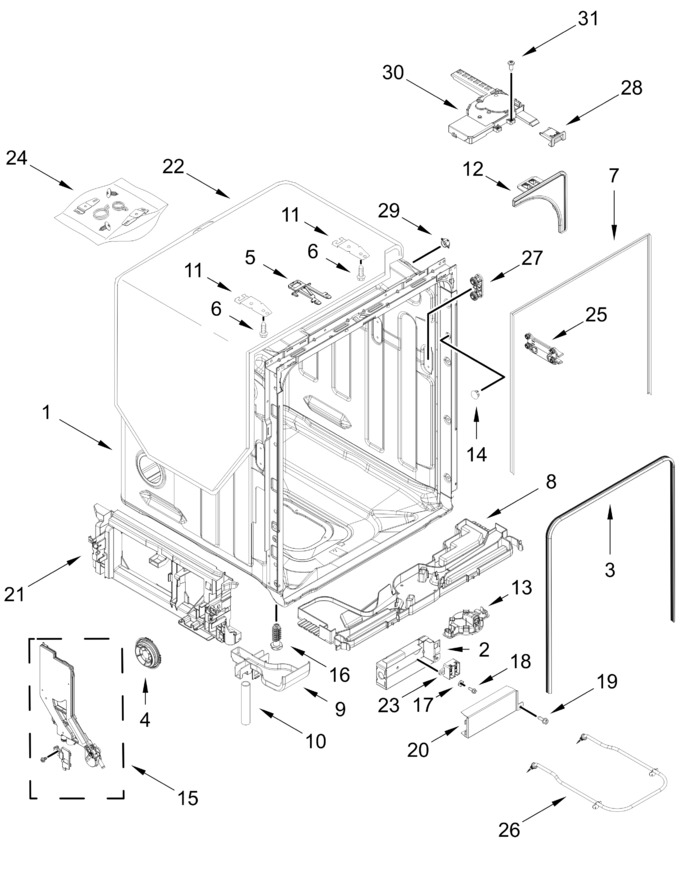 Diagram for KDTS624SPS1