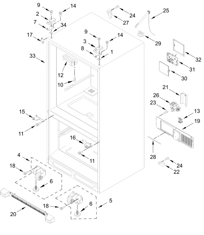 Diagram for WRFF5333PZ05