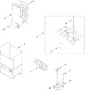 Diagram for Icemaker And Ice Container Parts