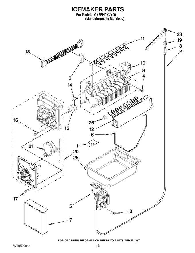 Diagram for GX5FHDXVY09