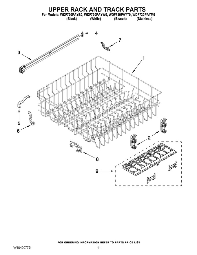 Diagram for WDF730PAYM0