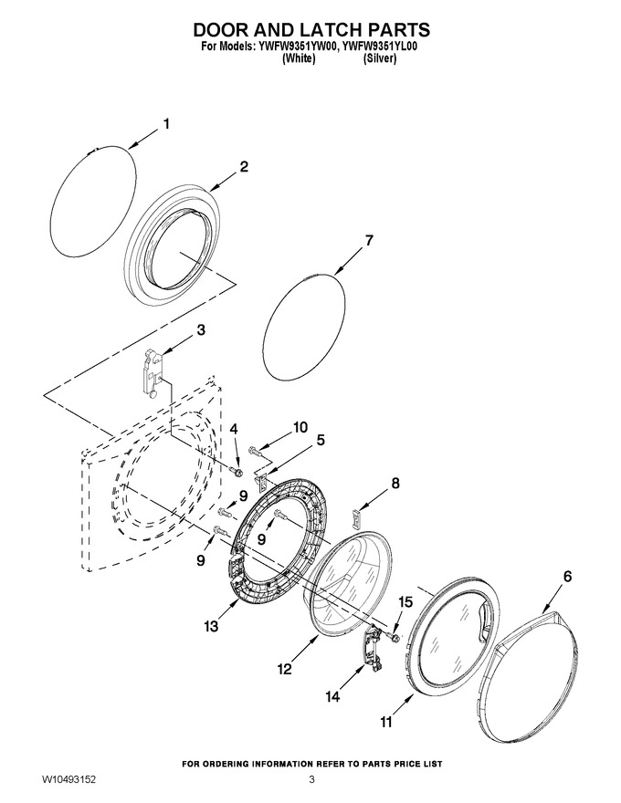 Diagram for YWFW9351YL00