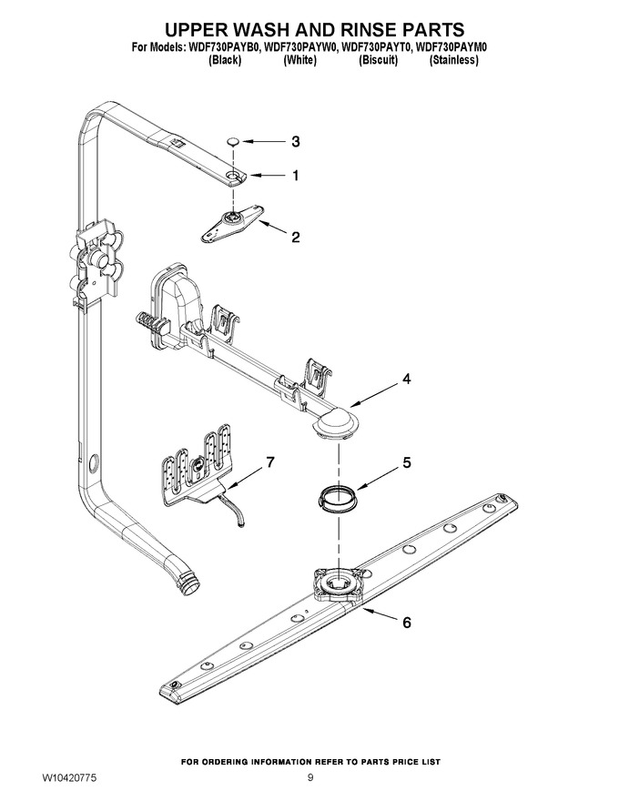 Diagram for WDF730PAYM0