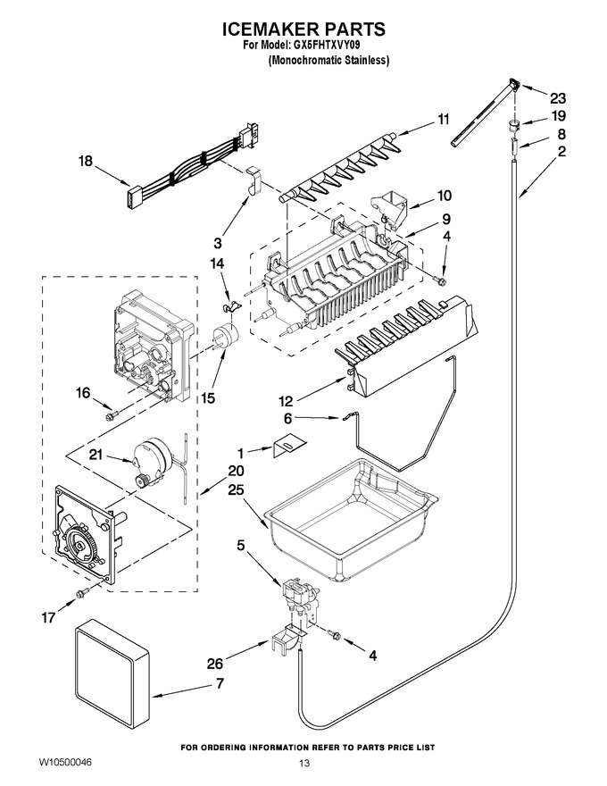 Diagram for GX5FHTXVY09