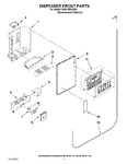 Diagram for 08 - Dispenser Front Parts