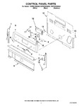 Diagram for 02 - Control Panel Parts