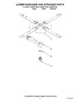 Diagram for 11 - Lower Washarm And Strainer Parts