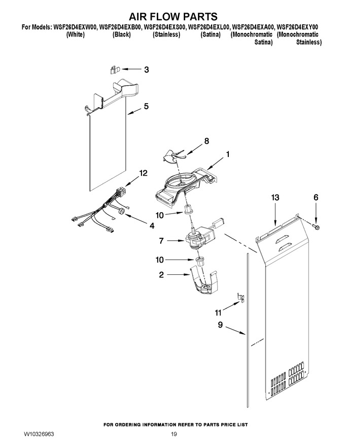 Diagram for WSF26D4EXY00