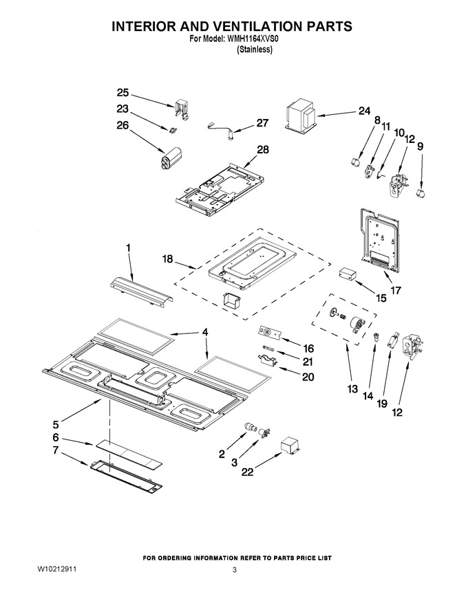 Diagram for WMH1164XVS0