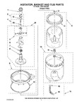 Diagram for 10 - Agitator, Basket And Tub Parts