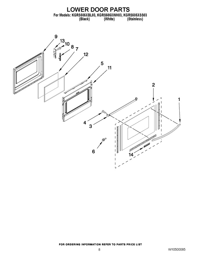 Diagram for KGRS505XSS03