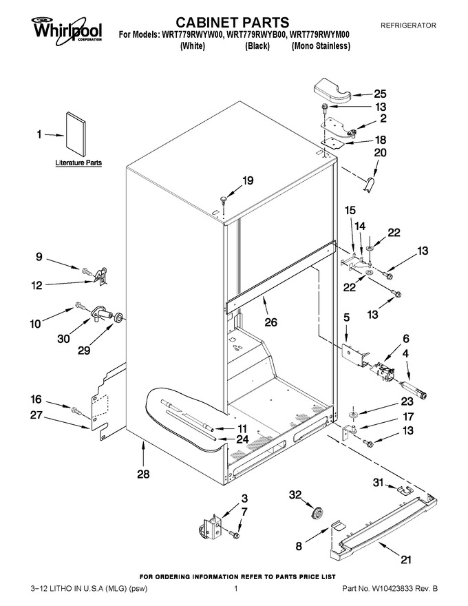 Diagram for WRT779RWYM00