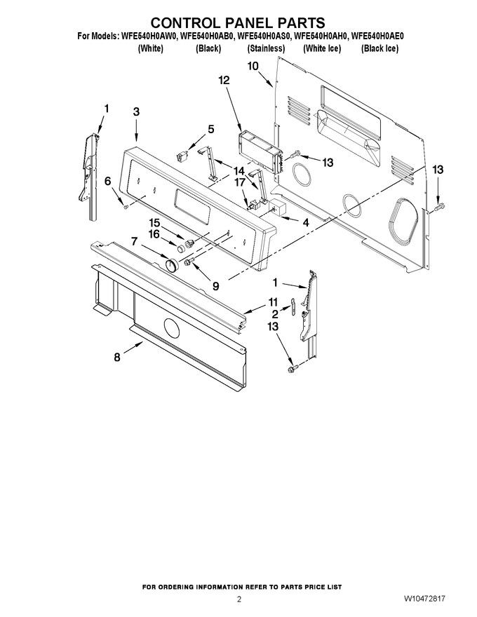 Diagram for WFE540H0AB0