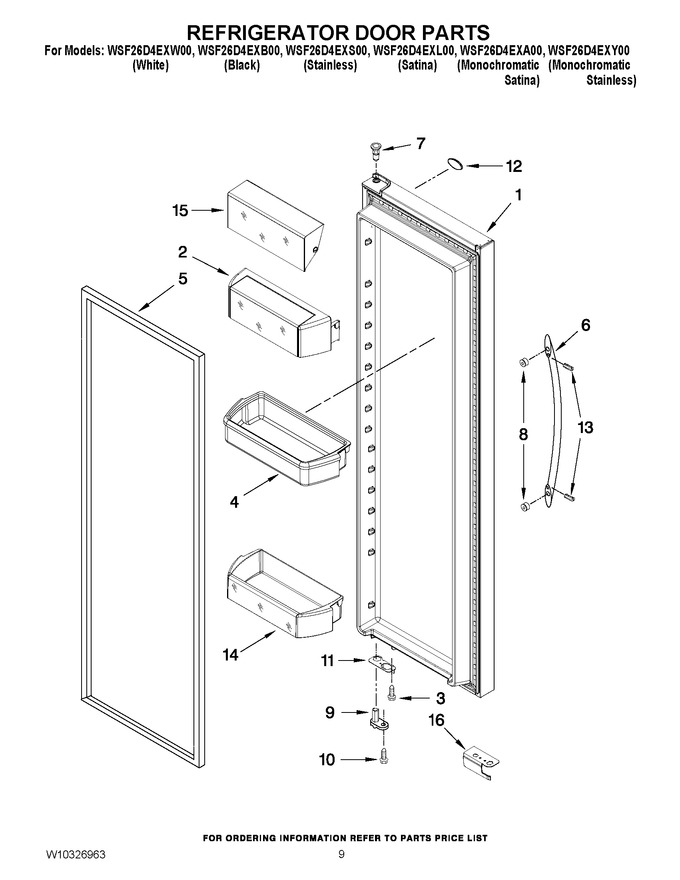 Diagram for WSF26D4EXY00