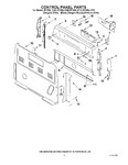 Diagram for 02 - Control Panel Parts