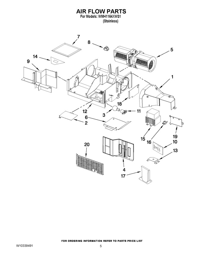 Diagram for WMH1164XWS1
