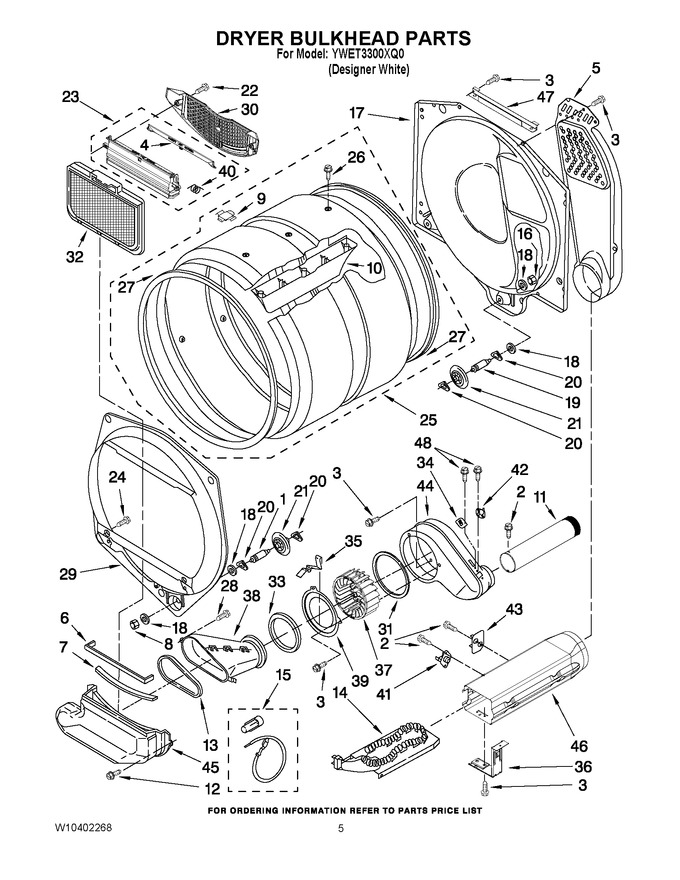 Diagram for YWET3300XQ0