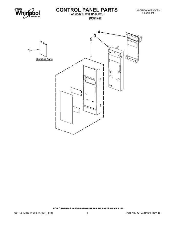 Diagram for WMH1164XWS1