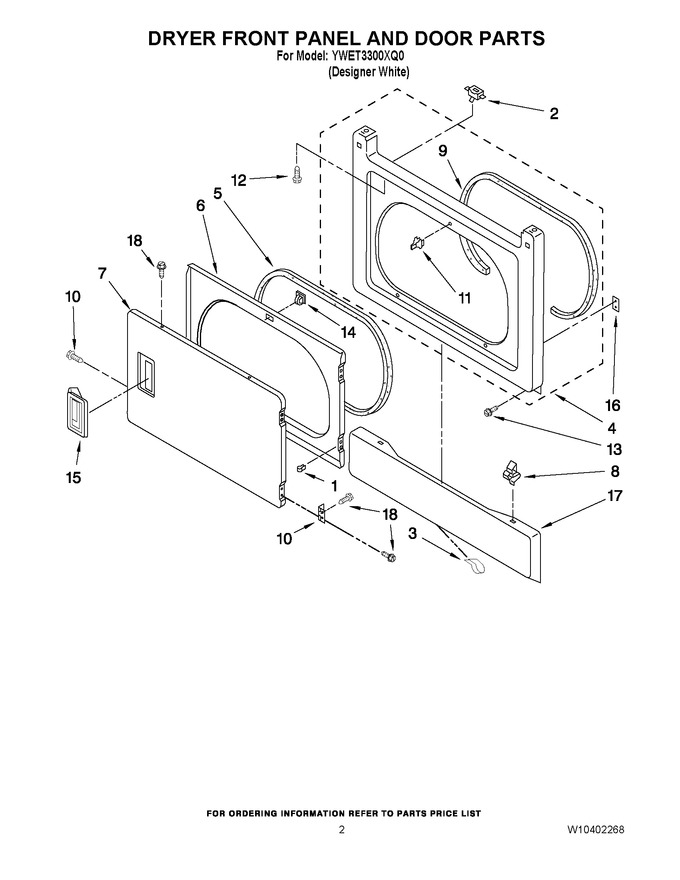 Diagram for YWET3300XQ0
