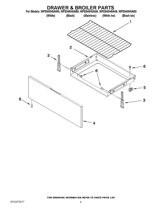 Diagram for WFE540H0AW0