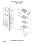 Diagram for 04 - Freezer Liner Parts