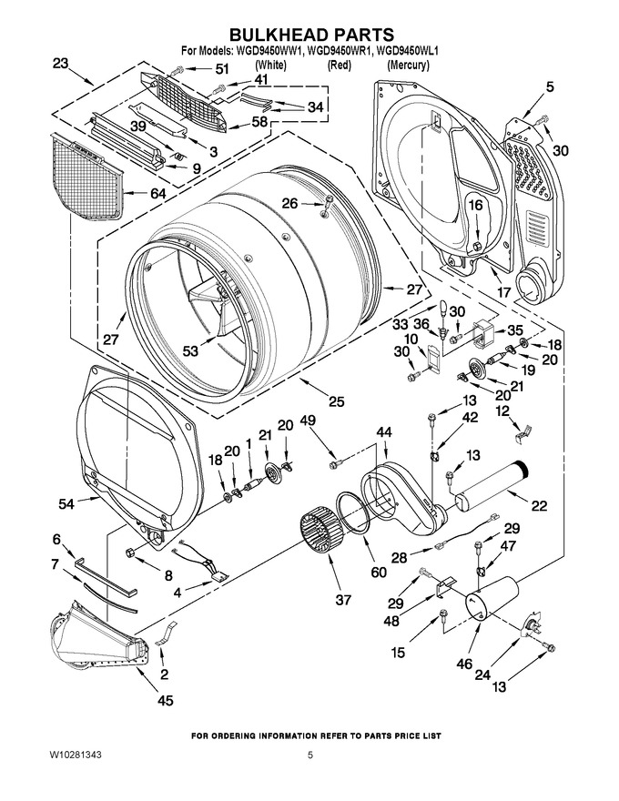 Diagram for WGD9450WR1