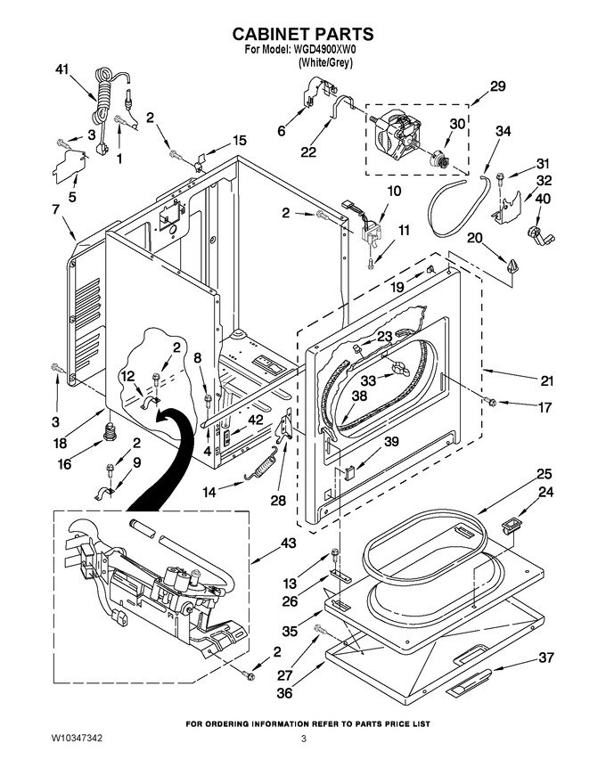 Diagram for WGD4900XW0