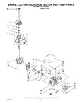 Diagram for 08 - Brake, Clutch, Gearcase, Motor And Pump Parts