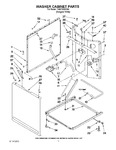Diagram for 07 - Washer Cabinet Parts