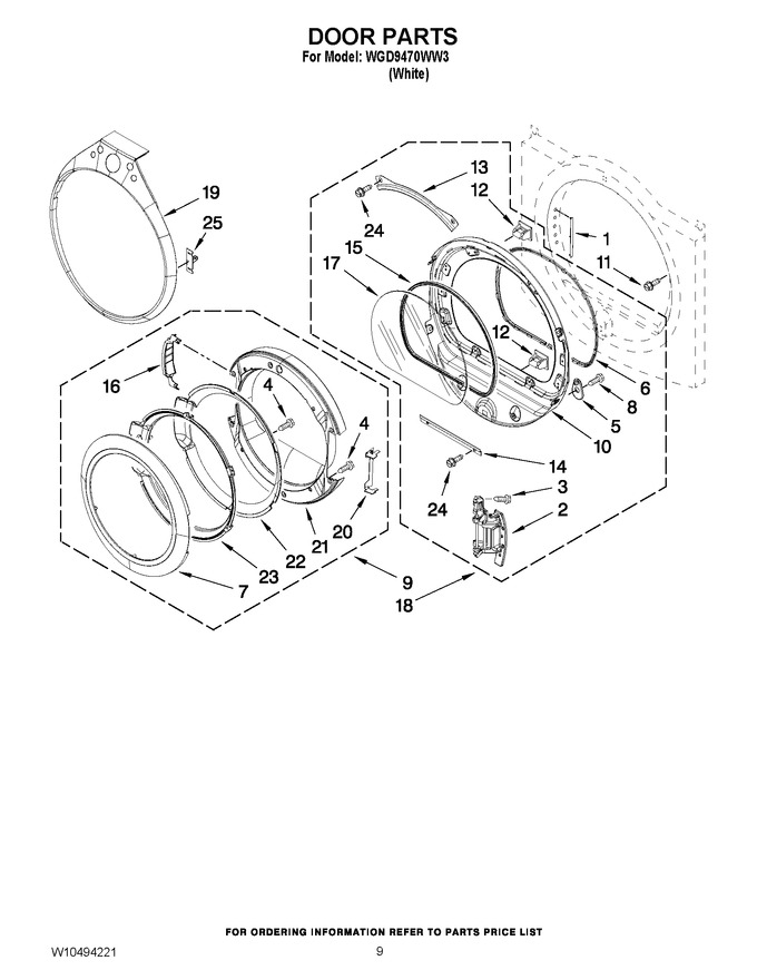 Diagram for WGD9470WW3