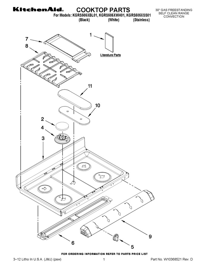 Diagram for KGRS505XBL01