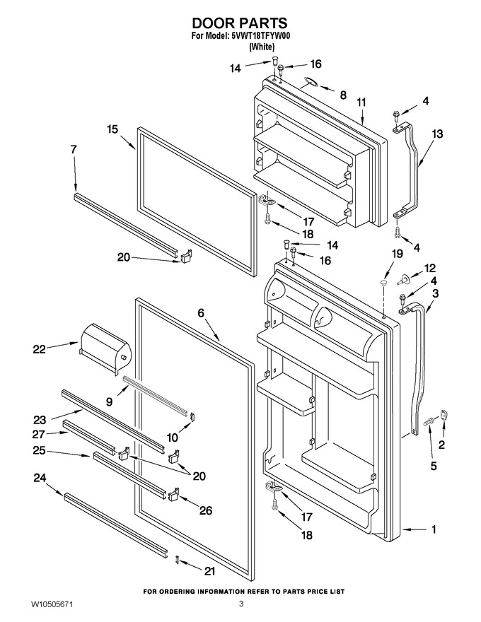 Diagram for 5VWT18TFYW00