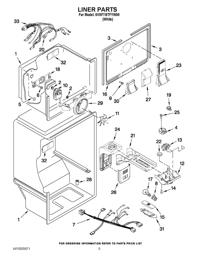 Diagram for 5VWT18TFYW00