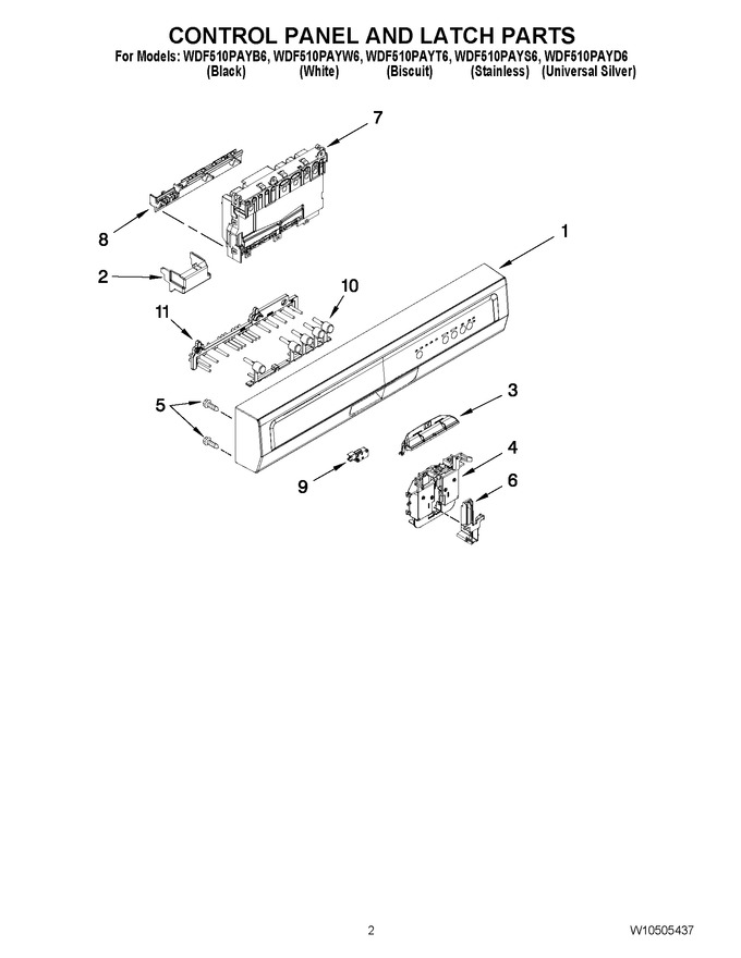 Diagram for WDF510PAYB6