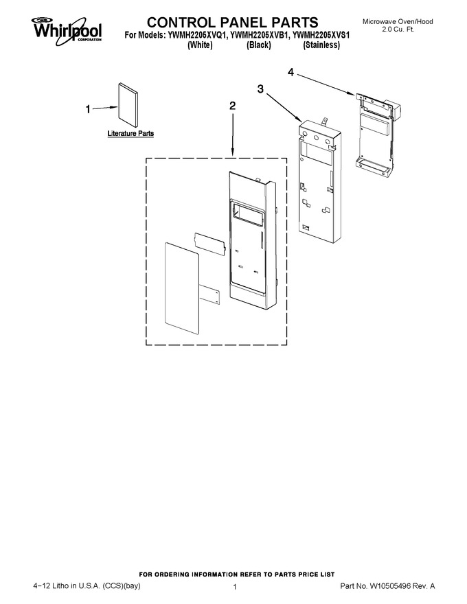 Diagram for YWMH2205XVS1