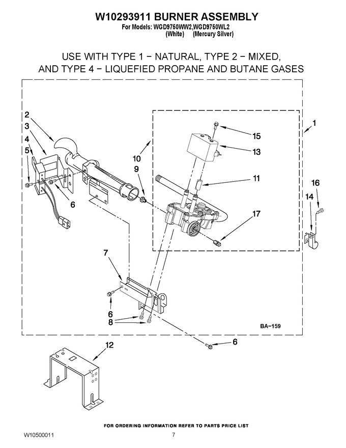 Diagram for WGD9750WL2
