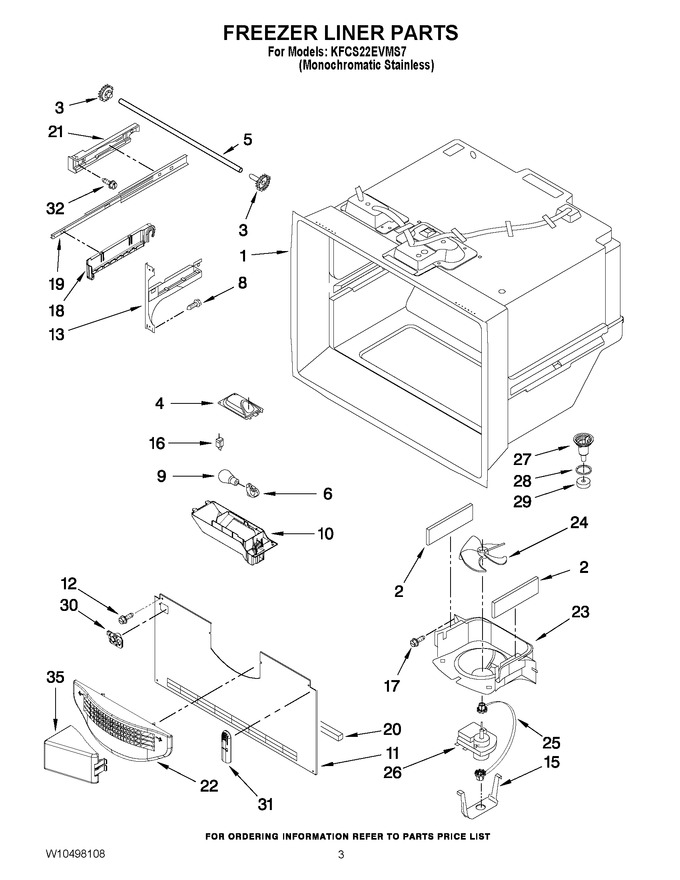Diagram for KFCS22EVMS7
